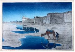 The Tartar Wall Peking by Charles Bartlett