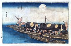 The Yodo River by Ando Hiroshige