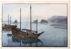 Three Little Islands by Hiroshi Yoshida