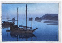 Three Little Islands by Hiroshi Yoshida