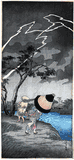 Thunderstorm at Tateishi by Shotei
