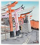 Fushimi Inari Shrine by Tokuriki Tomikichiro