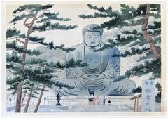 Kamakura Daibutsu by Tokuriki Tomikichiro