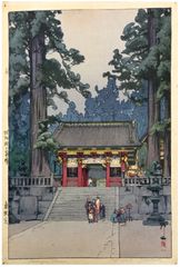 Toshigu Shrine by Hiroshi Yoshida