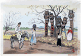 Totem Poles in Korea by Hiyoshi Mamoru