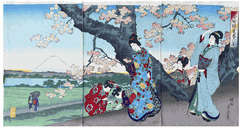 Cherry Blossom at Sunida Toyohara Chikanobu