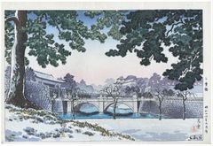 Nijubashi Bridge by Tsuchiya Koitsu