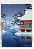 Snow at Miyajima Tsuchiya Koitsu