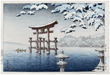 Snow at Miyajima by Tsuchiya Koitsu