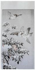 Sparrows by Tsuchiya Koitsu