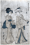 Two Courtesans by Kitagawa Utamaro