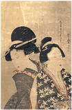 Two Lovers by Kitagawa Utamaro