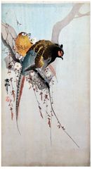 Two Pheasants by Ohara Koson
