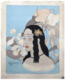 Une Belle de Palaos by Paul Jacoulet 1st State