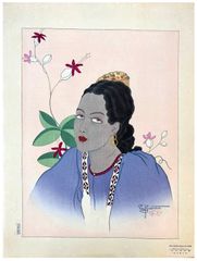 Une Jeune Fille de Fidji by Paul Jacoulet