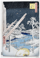 100 Views of Edo # 106 by Ando Hiroshige