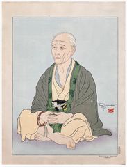 Vieillard au Chapelet by Paul Jacoulet