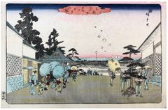 View of Kasumigaseki by Ando Hiroshige