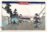 View of Kasumigaseki by Ando Hiroshige