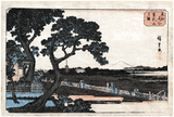 View of Matsuchiyama by Ando Hiroshige