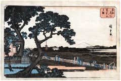 View of Matsuchiyama by Ando Hiroshige