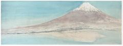 View of Mt Fuji by Hiroshi Yoshida Watercolor