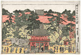 View of Mt Meguro by Utagawa Toyokuni I