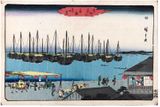 View of Takanawa in Moonlight by Ando Hiroshige