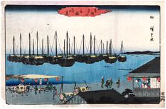 View of Takanawa in Moonlight by Ando Hiroshige