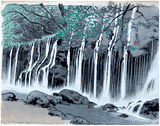 Waterfall in Summer by Yamamoto Hosui Hand Painting