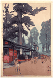 Way to the Kasuga Shrine by Hiroshi Yoshida
