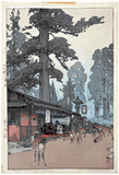 Way to the Kasuga Shrine by Hiroshi Yoshida
