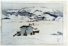 Winter in Taguchi by Hiroshi Yoshida