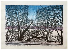 Wintry Lake Side Morekazu Maeda
