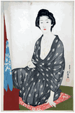 Woman in Summer Clothing by Hashiguchi Goyo 1st Ed.