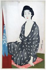 Woman in Summer Clothing by Hashiguchi Goyo 1st Ed.