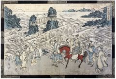 Women and Horse at the Futami ga ura Beach by Utamaro