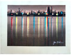 Yokkaichi Oil Refinery Complex at Night by Sekino Junichiro