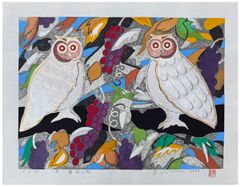 Red Grapes and Wind by Yoshiharu Kimura