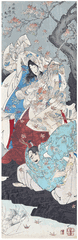 Taira Koremochi Vanquishes a Female Demon by Tsukioka Yoshitoshi