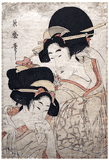 Yosoi and Yoyoharu of the Matsubaya by Kitagawa Tsukimaro