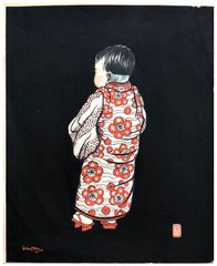 Young Girl from the Back by Lilian Miller