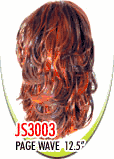 Beauti Collection Synthetic Drawstring Ponytail Page Wave 12.5" JS3003