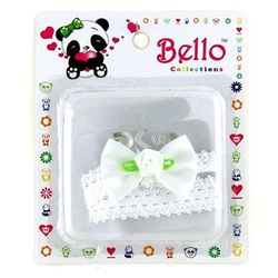 Children's Hair Band WHITE BOW