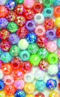 Chloe Hair Beads DIAMOND 100pc SOLID AB
