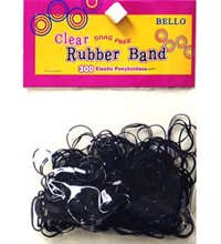Elastic Rubber Bands (Does Not Pull Hair)