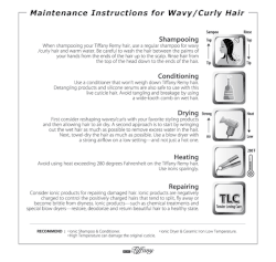 Hollywood Tiffany Maintenance For Curly/Wavy Hair