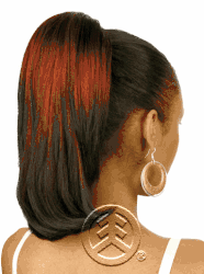 ISIS Synthetic Wrap-N-Tie Drawstring Ponytail Breezy