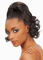 Model Model Glance Drawstring Romance Curl