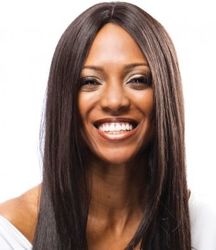Modu Luxuria Wig - Human and Synthetic Blend Wig Freesia